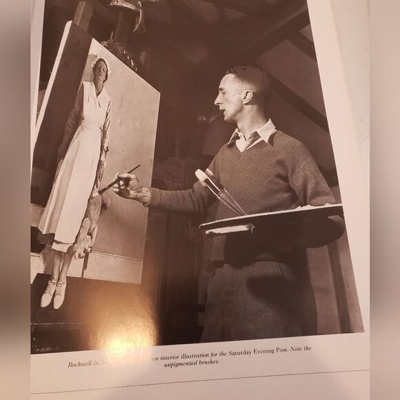Norman Rockwell Art Book by Elizabeth Montgomery Hardback - Picture 5 of 8
